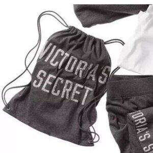 Victoria's Secret | Charcoal Gray Drawstring Gym Bag